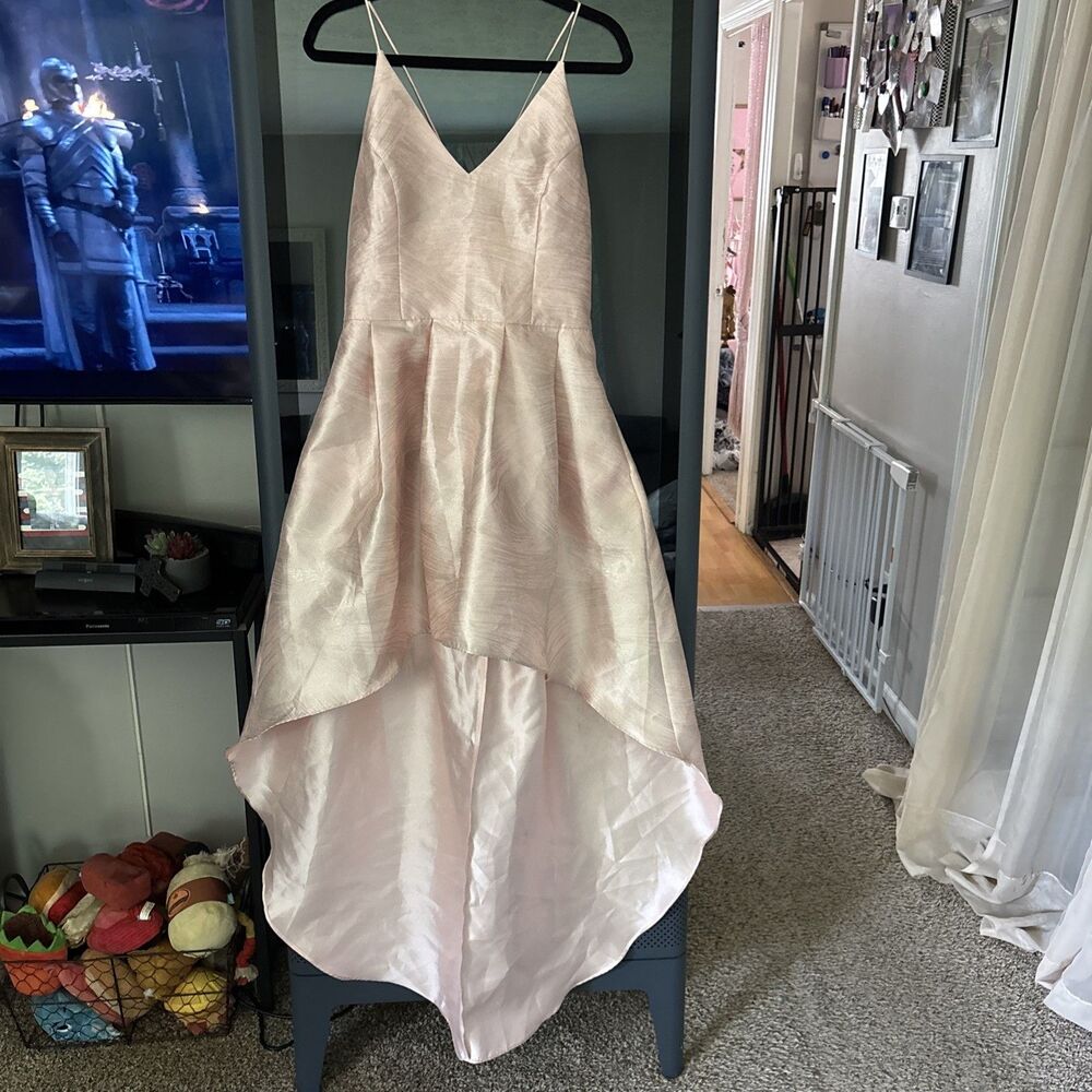 By & By Juniors/Women's Sleeveless Prom Dresse Pink Size13 Homecoming Pockets